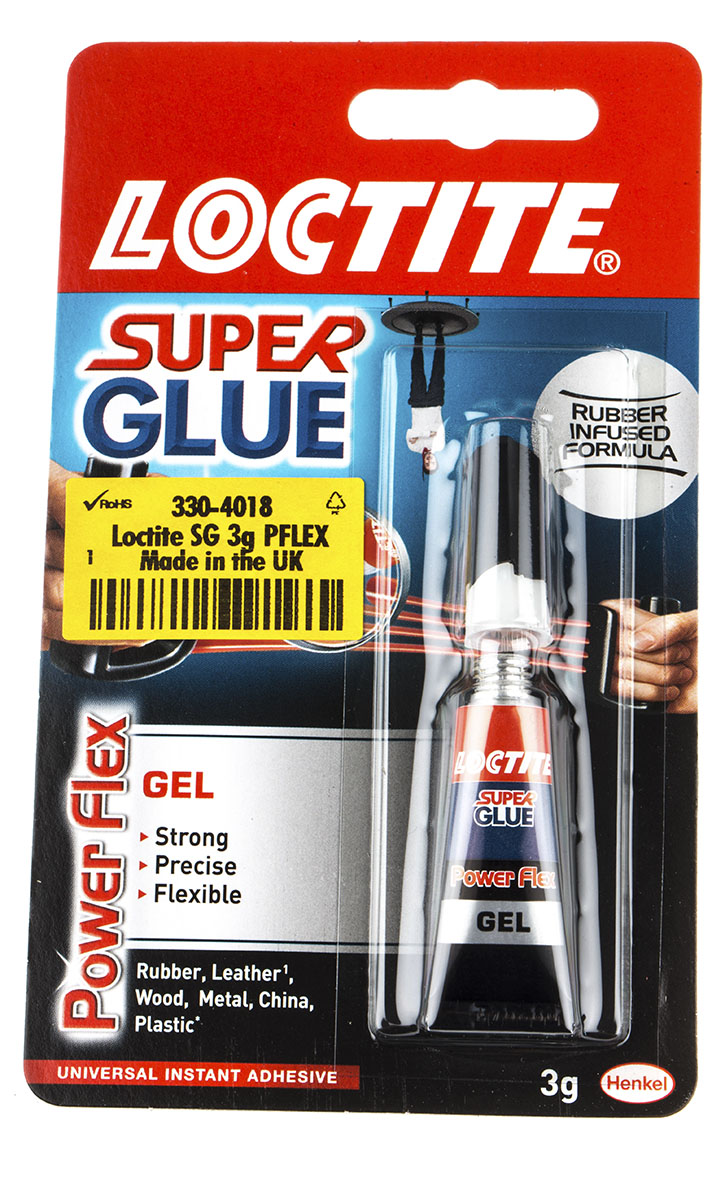 Loctite Loctite superglue Powerflex Specialised Glue 3 g, Transparent