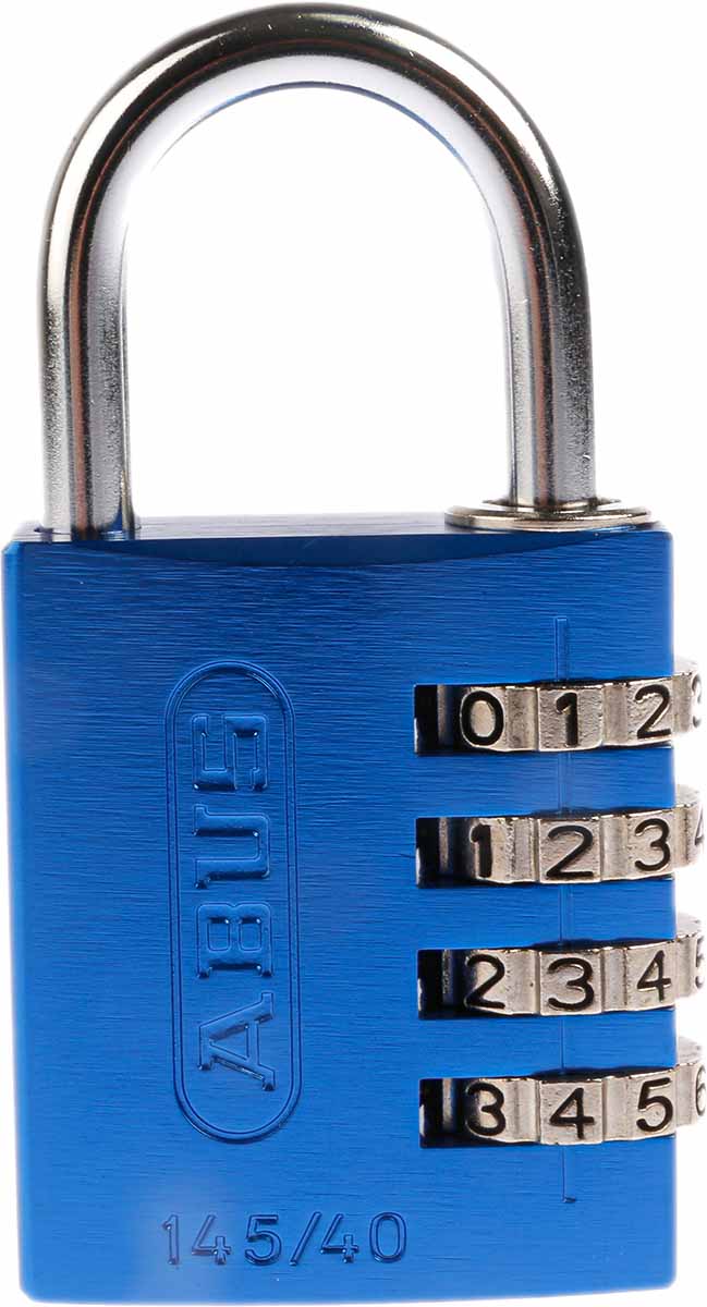 ABUS Combination Padlock Steel, Aluminium Safety Padlock Weatherproof, 6 mm Shackle, 40 mm Body
