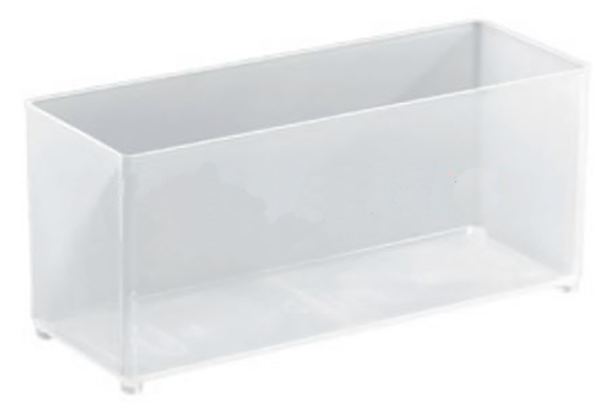 Raaco Transparent Polypropylene Insert, 69 mm x 55mm x 153 mm