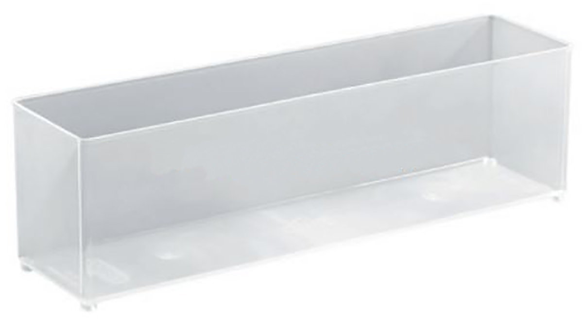 Raaco Transparent Polypropylene Insert, 69 mm x 55mm x 236 mm