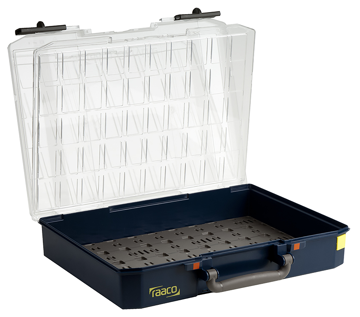 Raaco 50 Cell Blue Polypropylene Compartment Box, 83 mm x 413mm x 330 mm