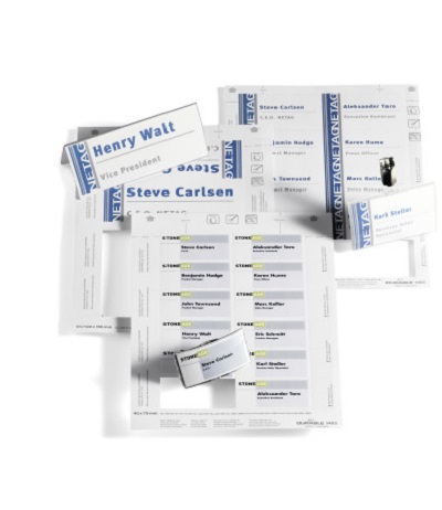 Durable White Adhesive Address Blank Adhesive Label, Pack of 160 Per Pack
