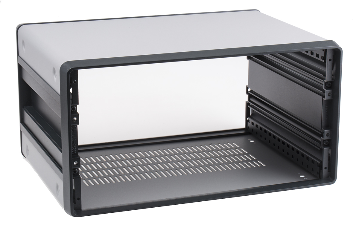 nVent SCHROFF, 4 U 19 in Rack Mount Case CompacPRO Ventilated 271 mm, 364 mm 191.6 mm