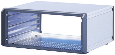 nVent SCHROFF, 3 U 19 in Rack Mount Case PropacPRO Ventilated 266 mm, 185.9 mm 155.5 mm