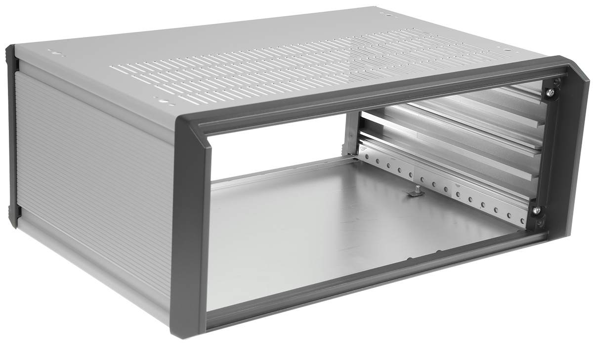 nVent SCHROFF, 3 U 19 in Rack Mount Case PropacPRO Ventilated 266 mm, 363.7 mm 155.5 mm