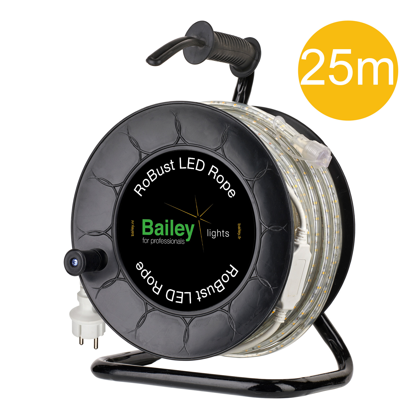 Bailey Electric & Electronics bv 230V ac White LED Strip, 4000k Colour Temp, 25 m Length