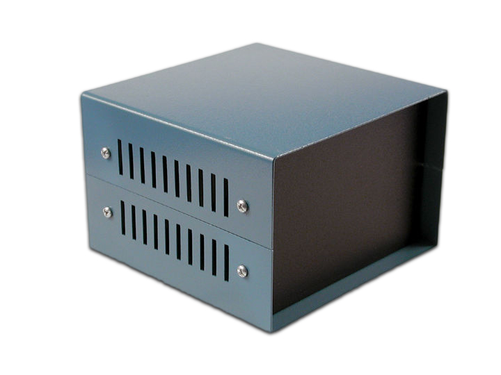 Hammond 1458 Black Steel, Aluminium Metal Case 101 mm, 203 mm, 254 mm