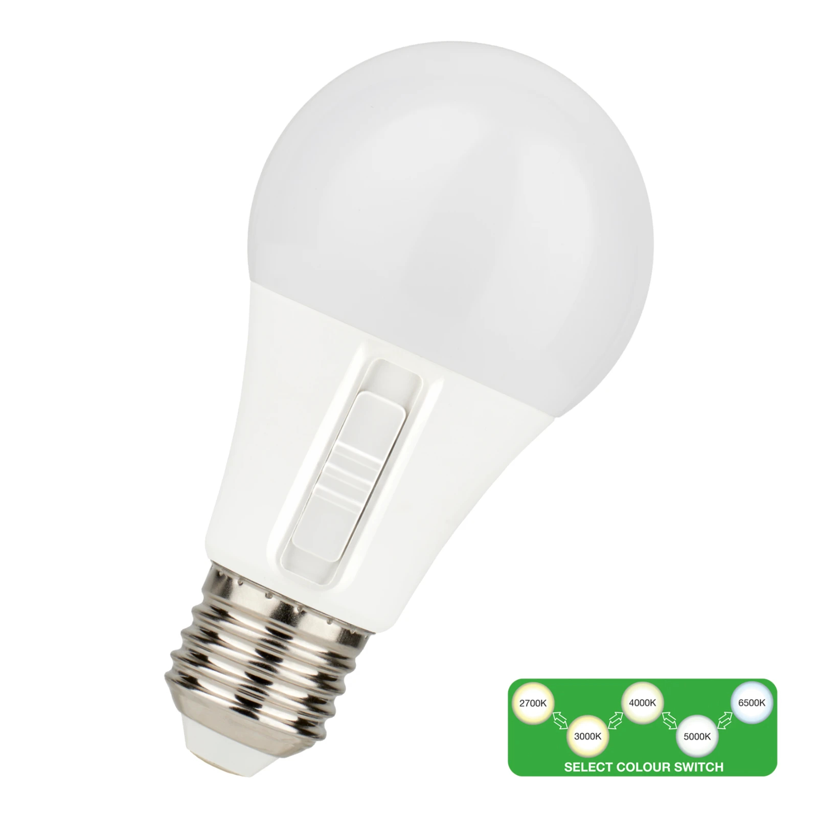 Bailey Electric Ecoplus LED bulb E27 LED Lamp 8.5 W(60 W), 6500k, White, Pear shape