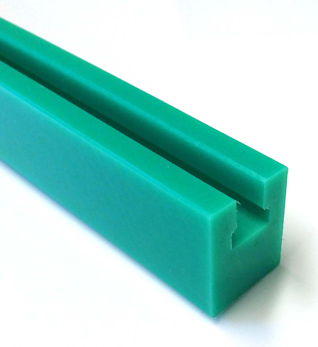 RS PRO Green GL1X profile 08B Chain Guide 2 m x 24 mm x 30 mm