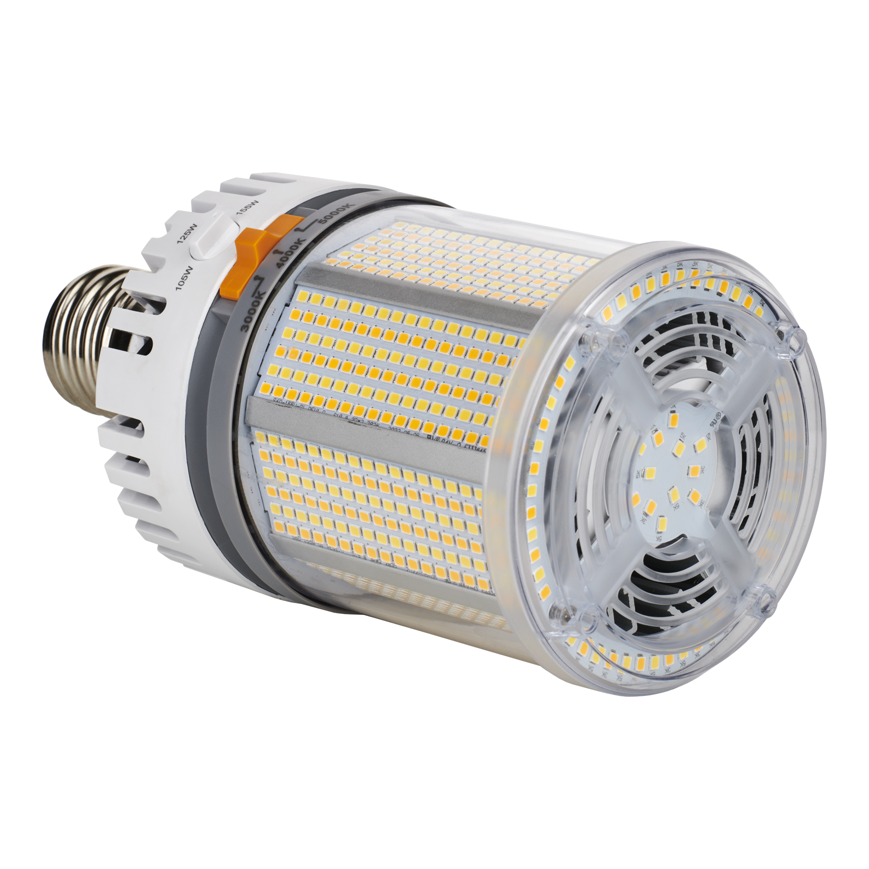146009 Bailey Electric LED Corn E40 LED Corn Lamp, Neutral White, Clear, Single Ended shape