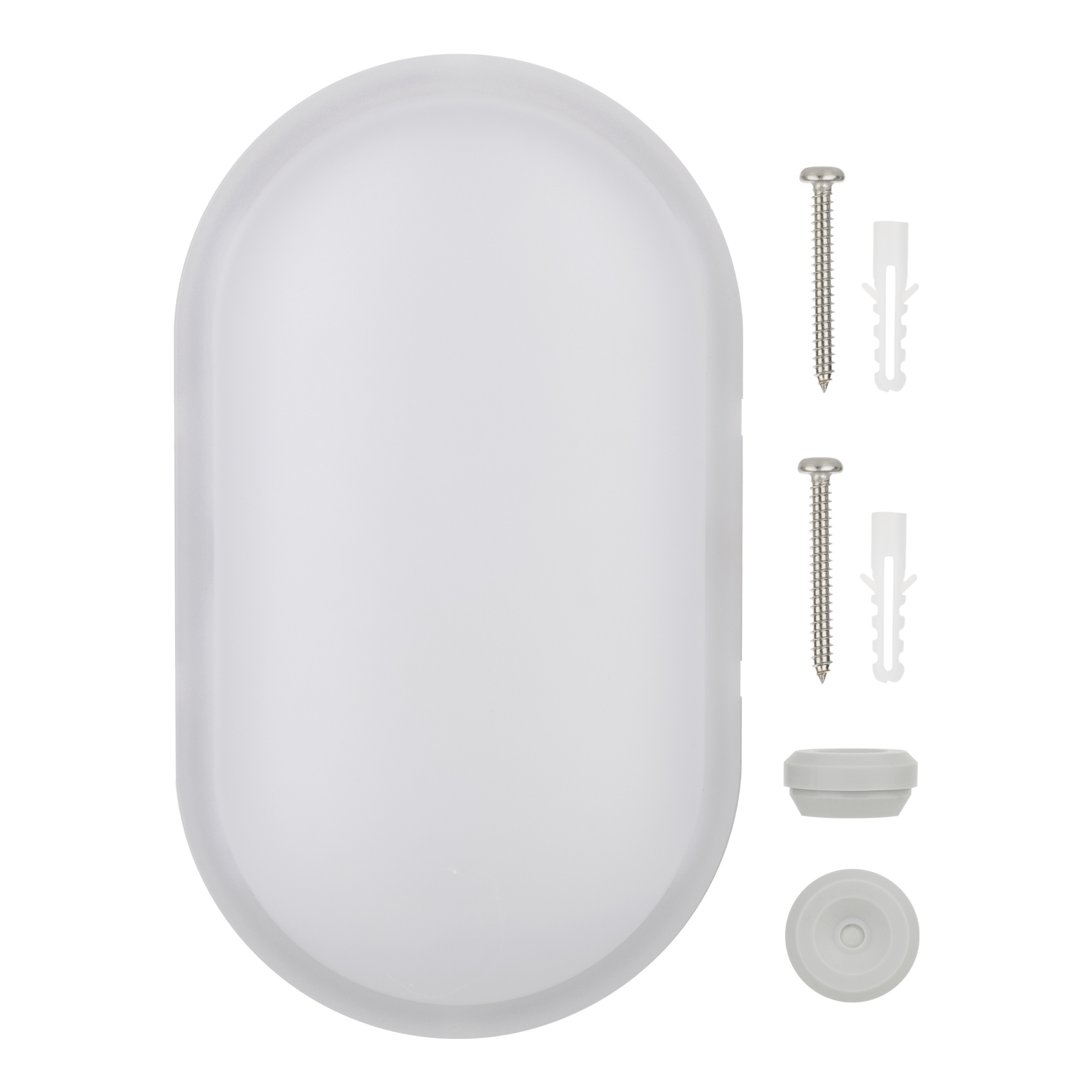 146041 Bailey Electric & Electronics bv Oval Oval LED Bulkhead Light, 220V, 240 V Lamp Supplied, IP54, LED Bulkhead