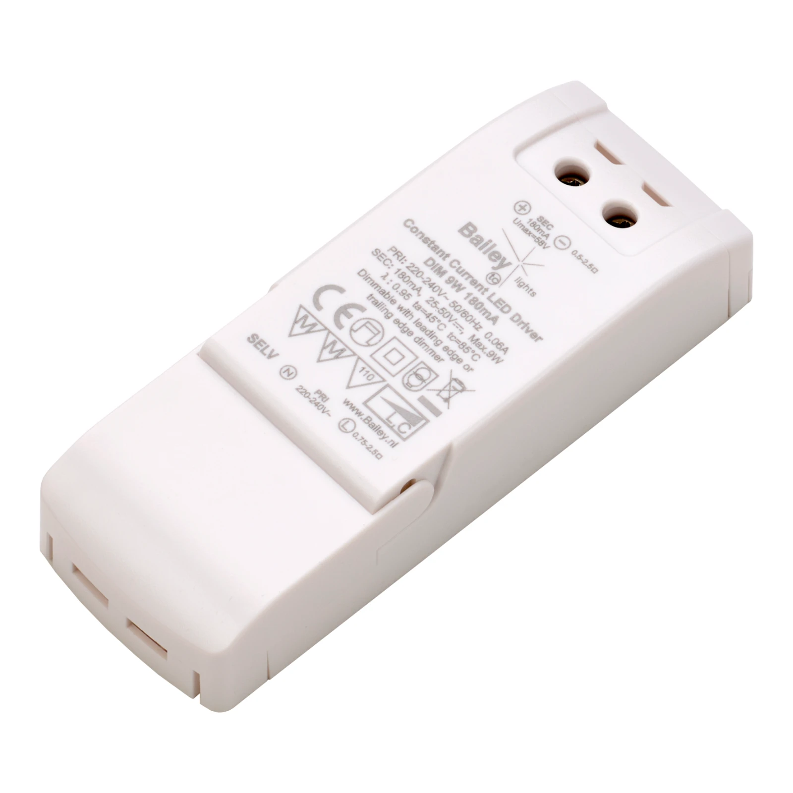 Bailey Electric & Electronics bv LED Driver, 50V Output, 9 W Output, 180mA Triac
