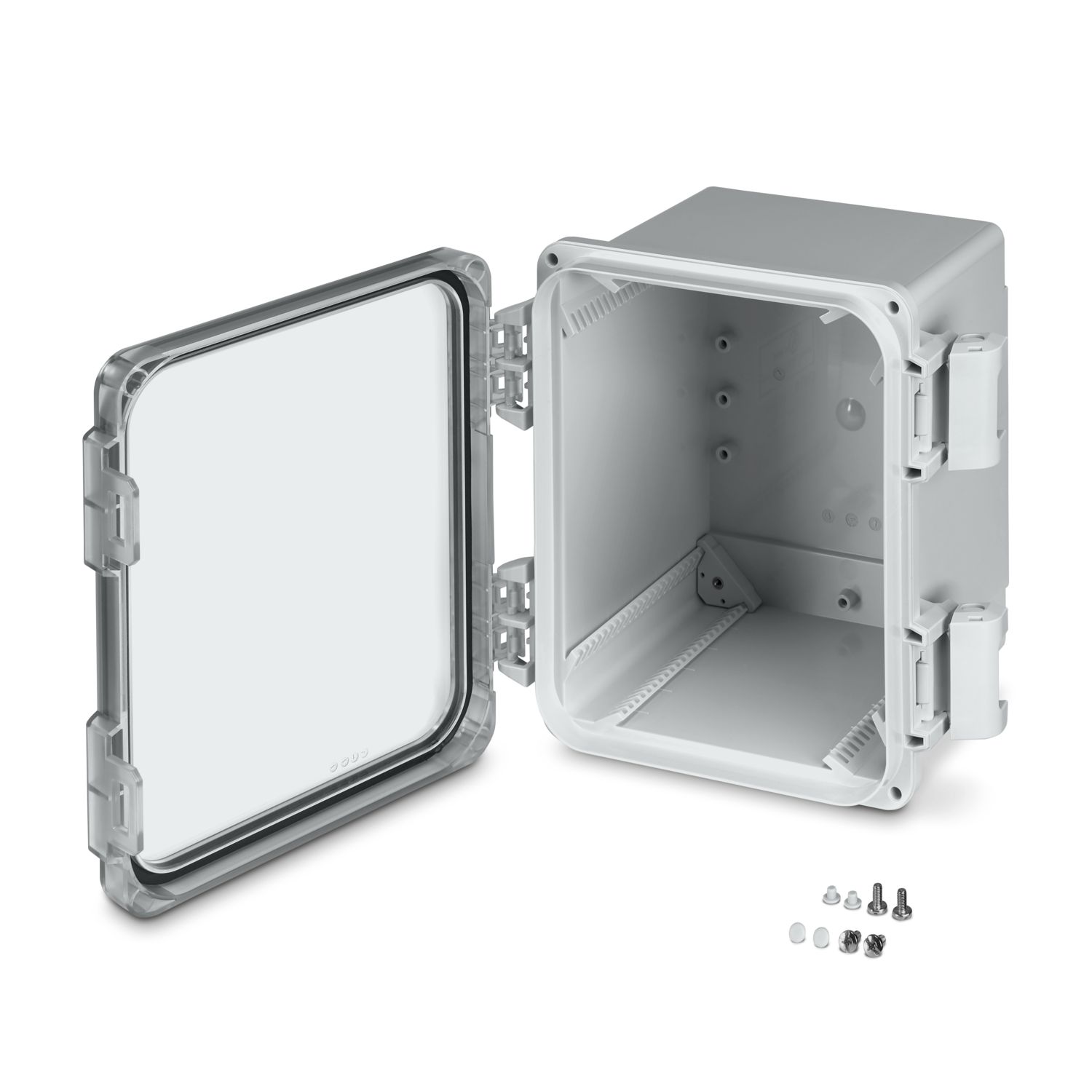 Phoenix Contact OCS Series Light Grey Polycarbonate Junction Box, IP69, 276 mm, 257mm 185 mm