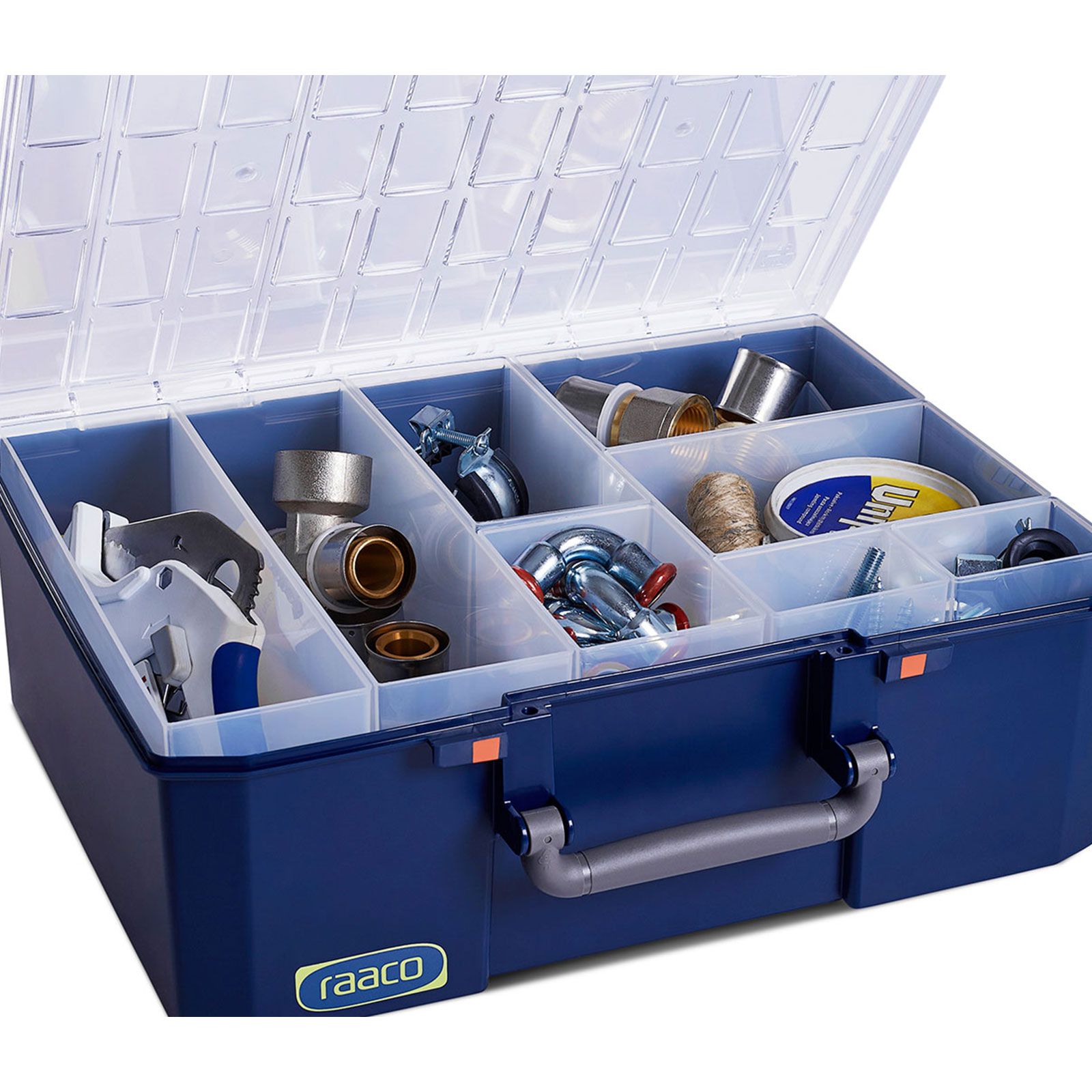 147286 Raaco Polypropylene Component Storage Box for use with Carrylite 150