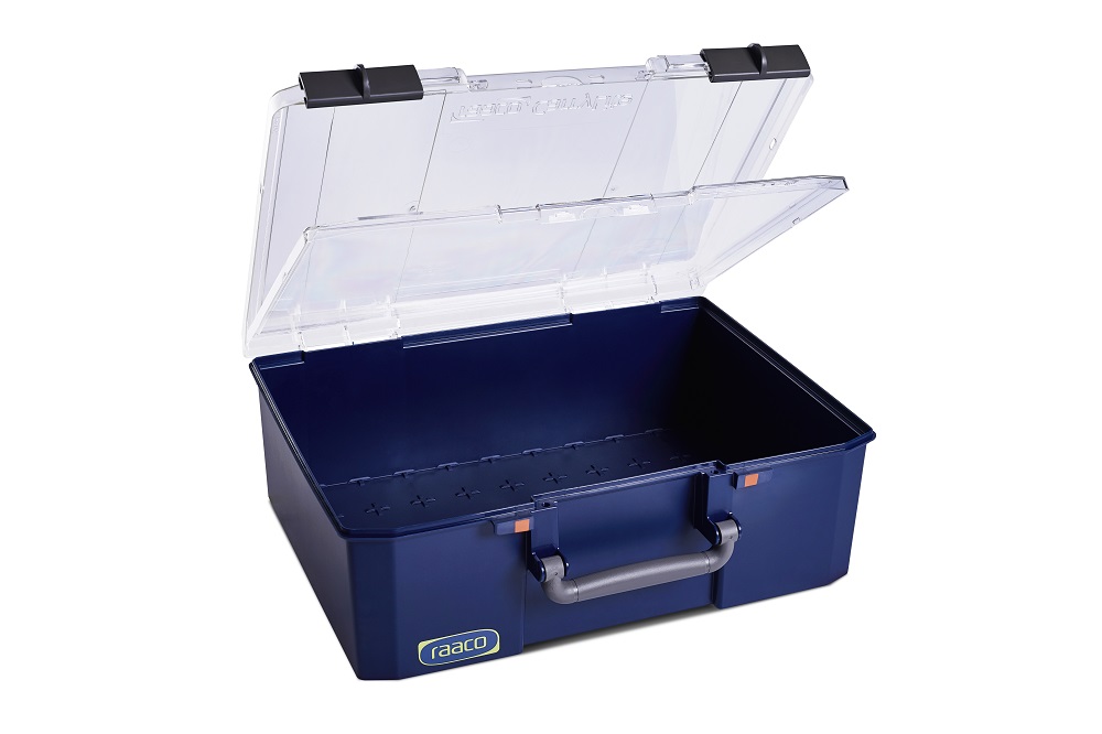 Raaco 0 Cell Raaco Blue Adjustable Compartments Compartment Box, 147 mm x 413mm x 330 mm