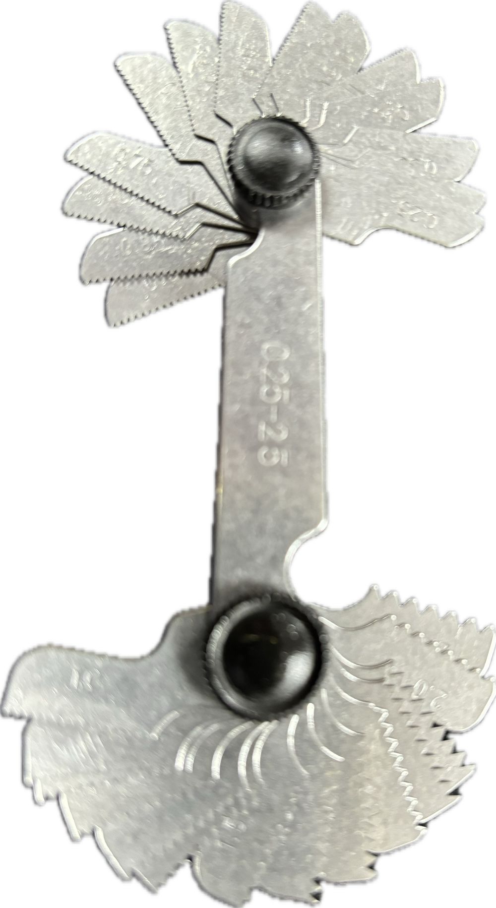 RS PRO, 28 Blades Thread Pitch Gauge, Metric thread type