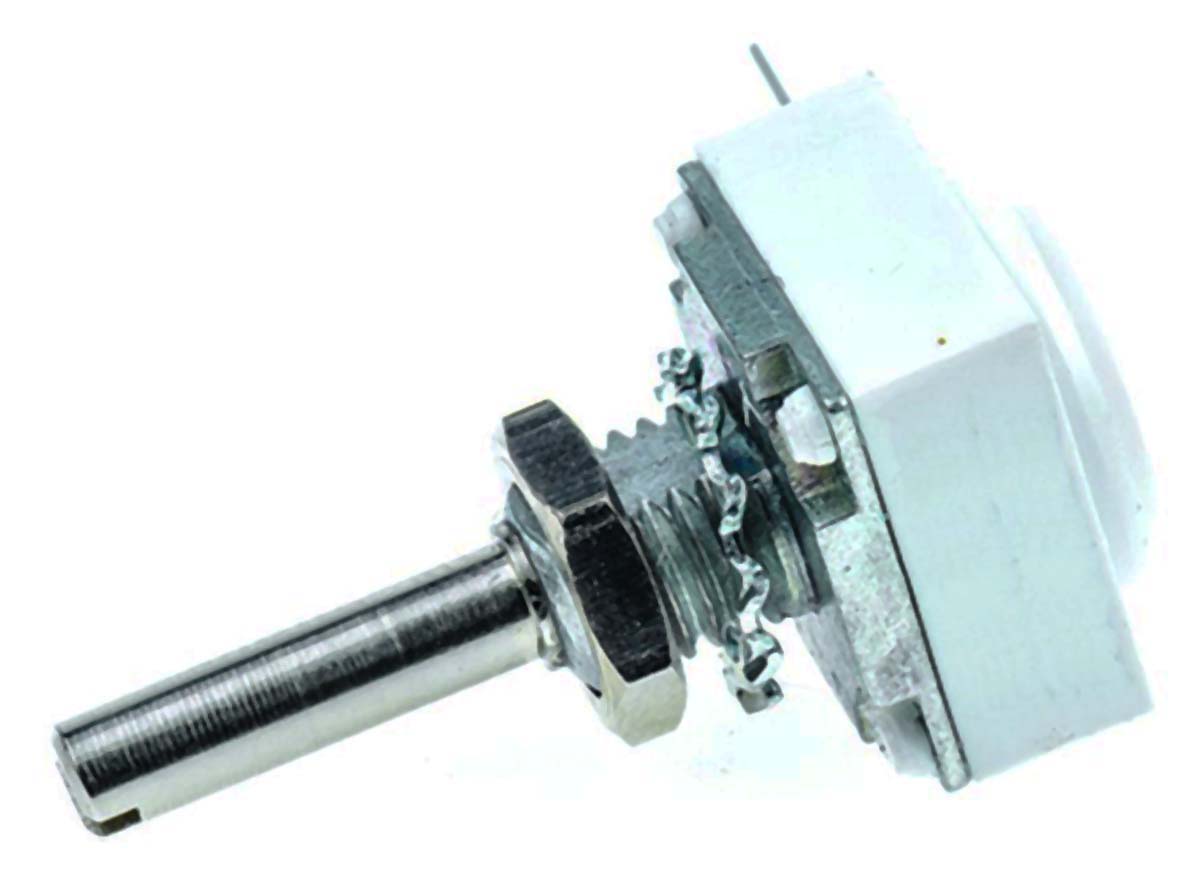 Vishay 148 1 kΩ Rotary Potentiometer 1-Turns 1-Gang Panel Mount, Through Hole, 14810F0GJSX10102KA