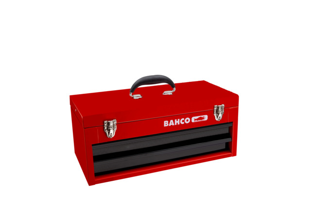 Bahco 2 Drawer Metal Tool Box 277 mm 525 mm 257mm
