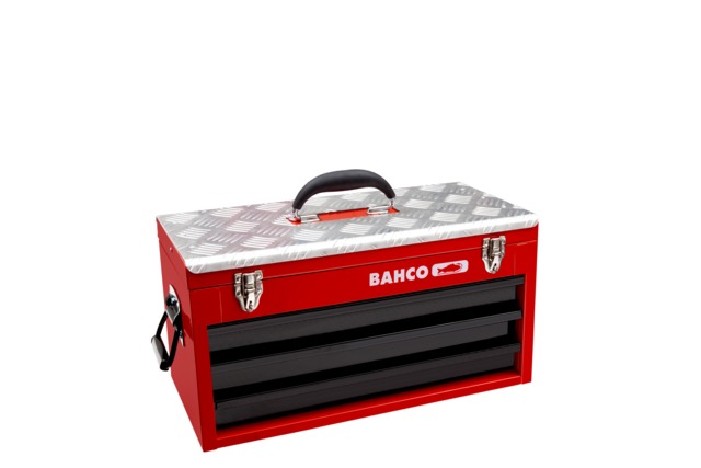 Bahco 3 Drawer Metal Tool Box 305 mm 523 mm 233mm