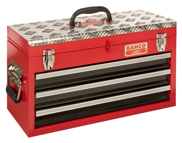 Bahco 3 Drawer Metal Tool Box 300 mm 520 mm 220mm