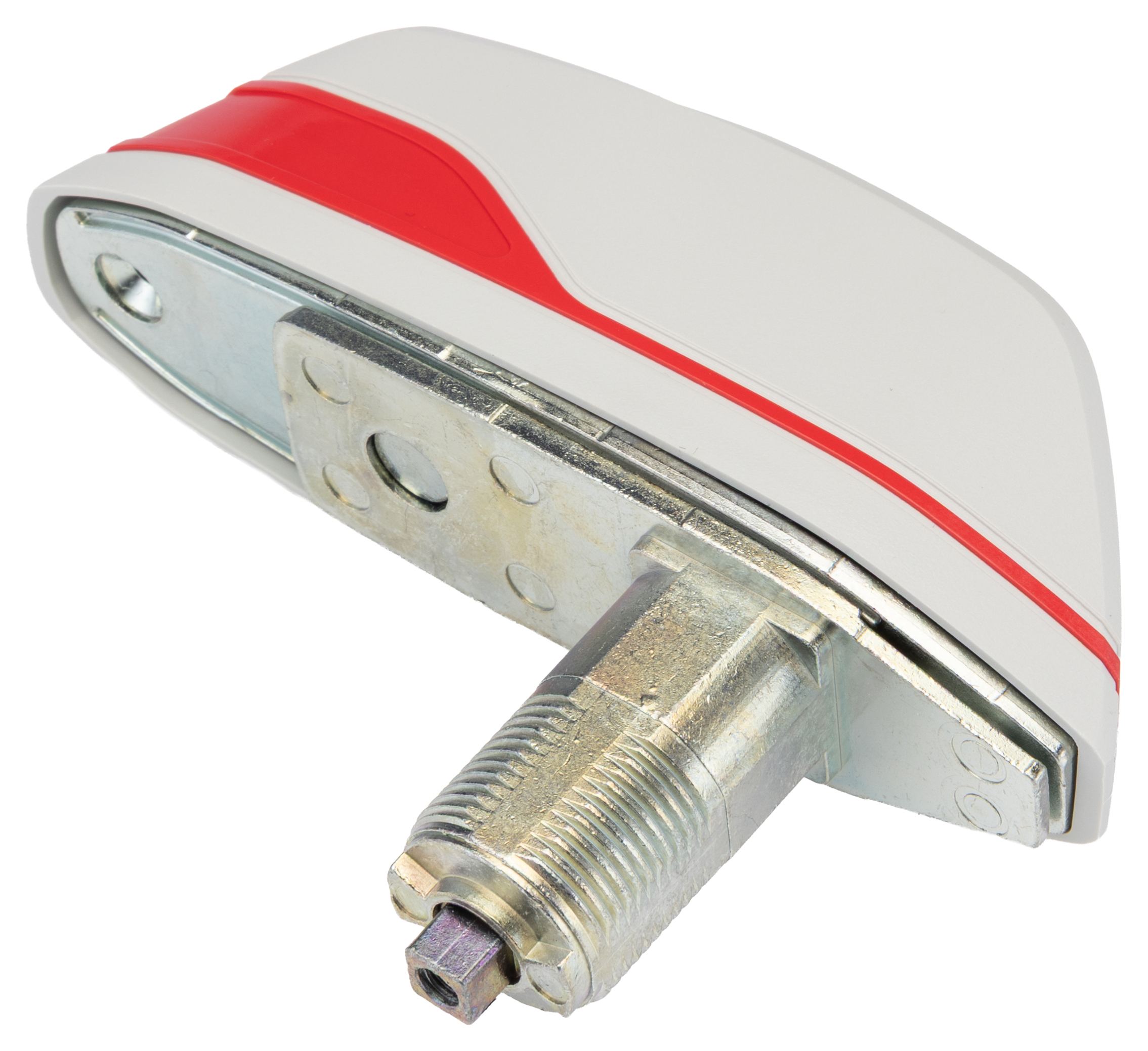 1485600 Rittal RAL 7035 Die Cast Zinc Locking Handle, Mini-Comfort Handle