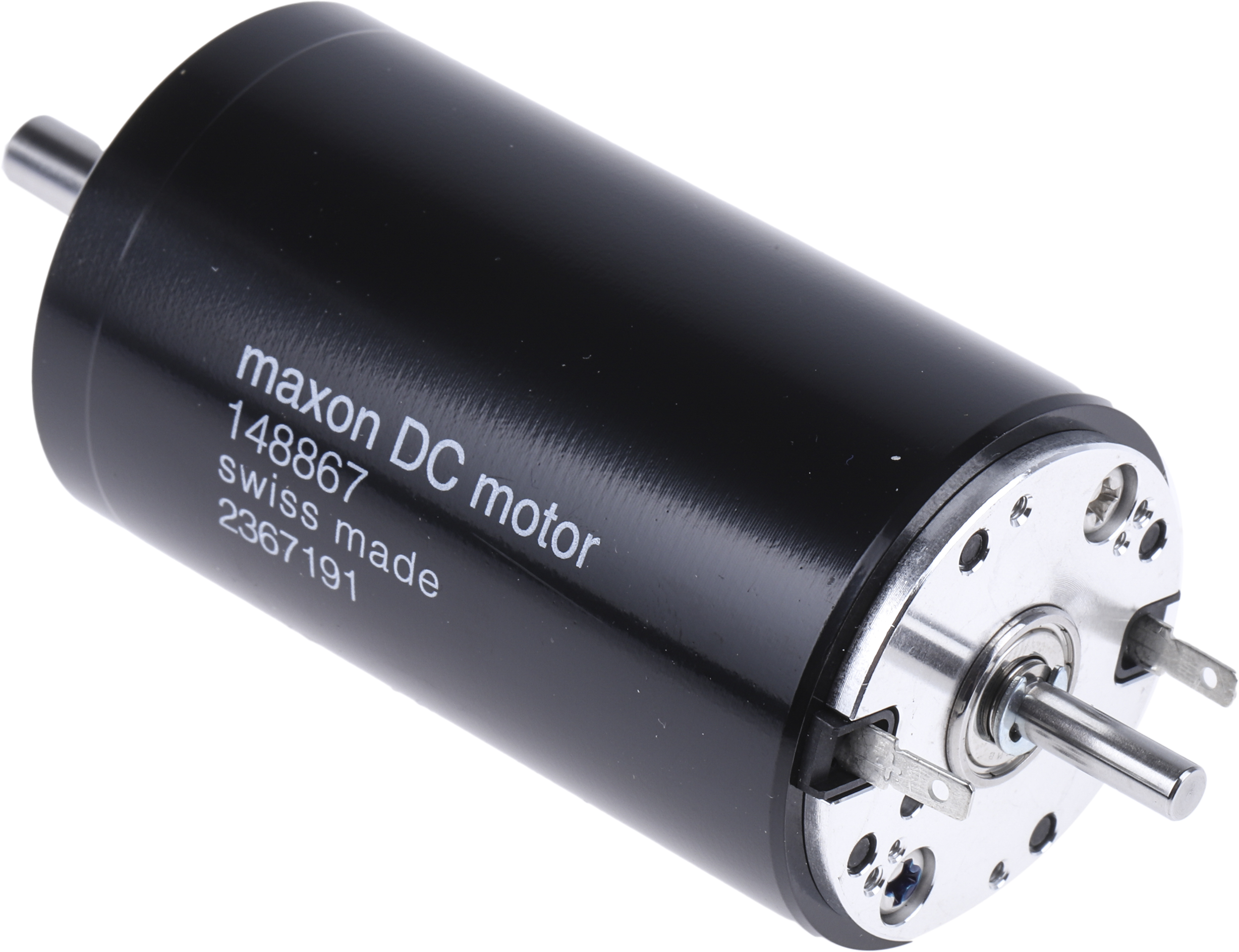148867 Maxon Brushed DC Motor, 150 W, 24V dc, 170 mNm, 7580rpm, 6 mm Shaft Diameter