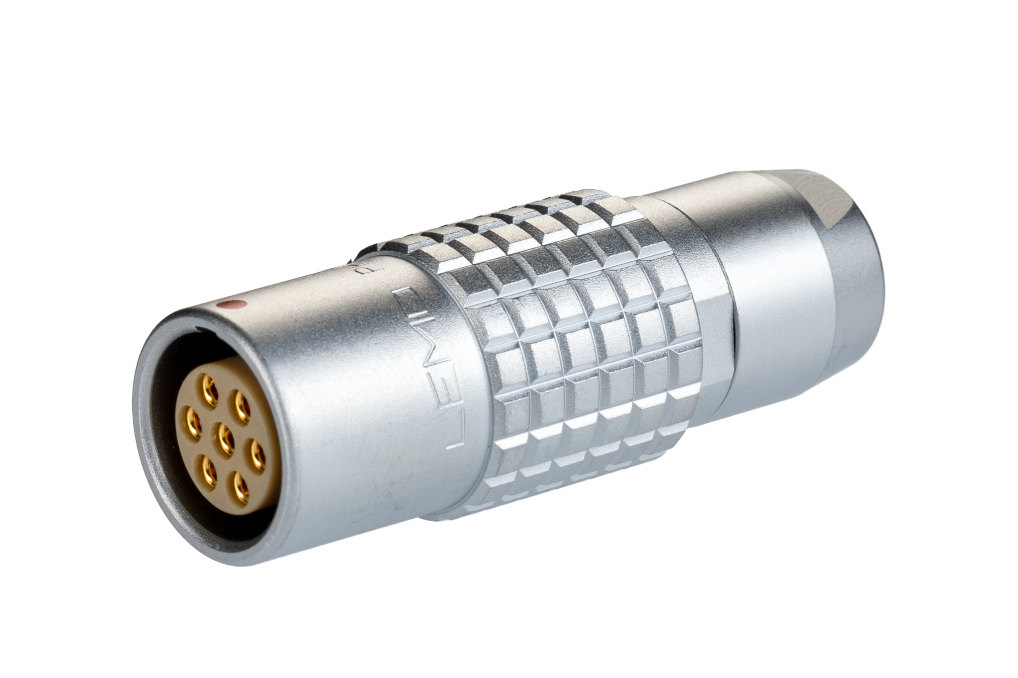 LEMO Circular Connector, 7 Contacts, Cable, Socket, Female, IP50, 2B Series