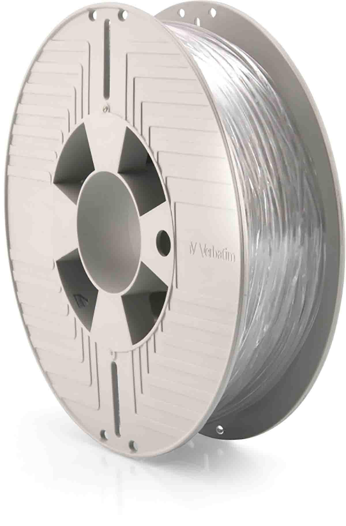55154 Verbatim 2.85mm Transparent DURABIO 3D Printer Filament, 500g