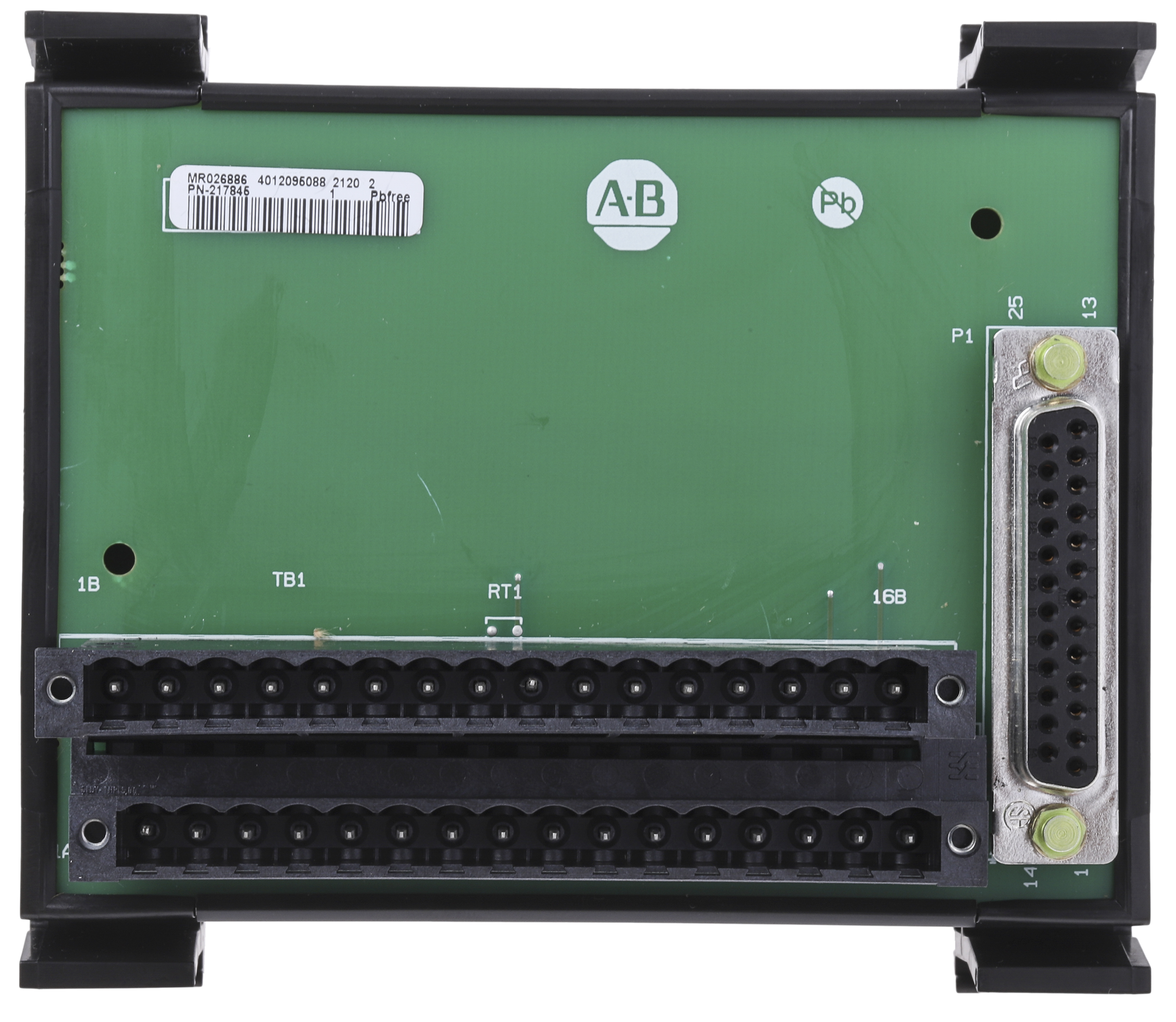 1492-raifm8s-3 Allen Bradley 1492 Series 8-Contact Female Interface Module, D-Shell Connector, DIN Rail, 12A