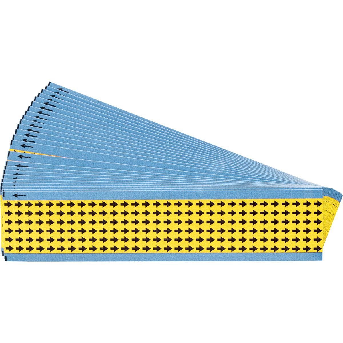 Brady Yellow, Black Adhesive Electrical Label, Pack of 25 Per Pack
