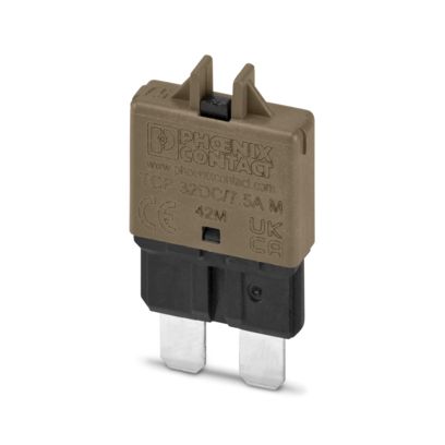 Phoenix Contact Thermal Circuit Breaker - 1-Pole, On Base Element, 7.5A Current Rating, 2000 A, 32V ac, 32 V dc