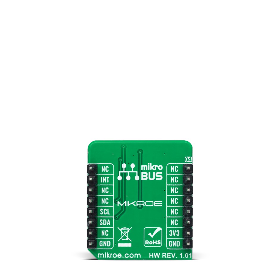 mikroe-4967 MikroElektronika Ambient 15 Click Ambient Light Sensor Add On Board for TSL2584TSV mikroBUS Socket