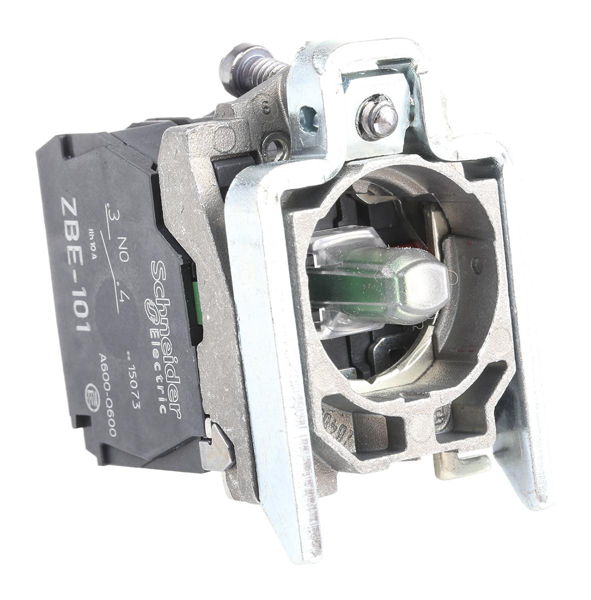 Schneider Electric Harmony XB4 Contact & Light Block 1NO 1NC LED Green 24 V ac/dc Screw terminal