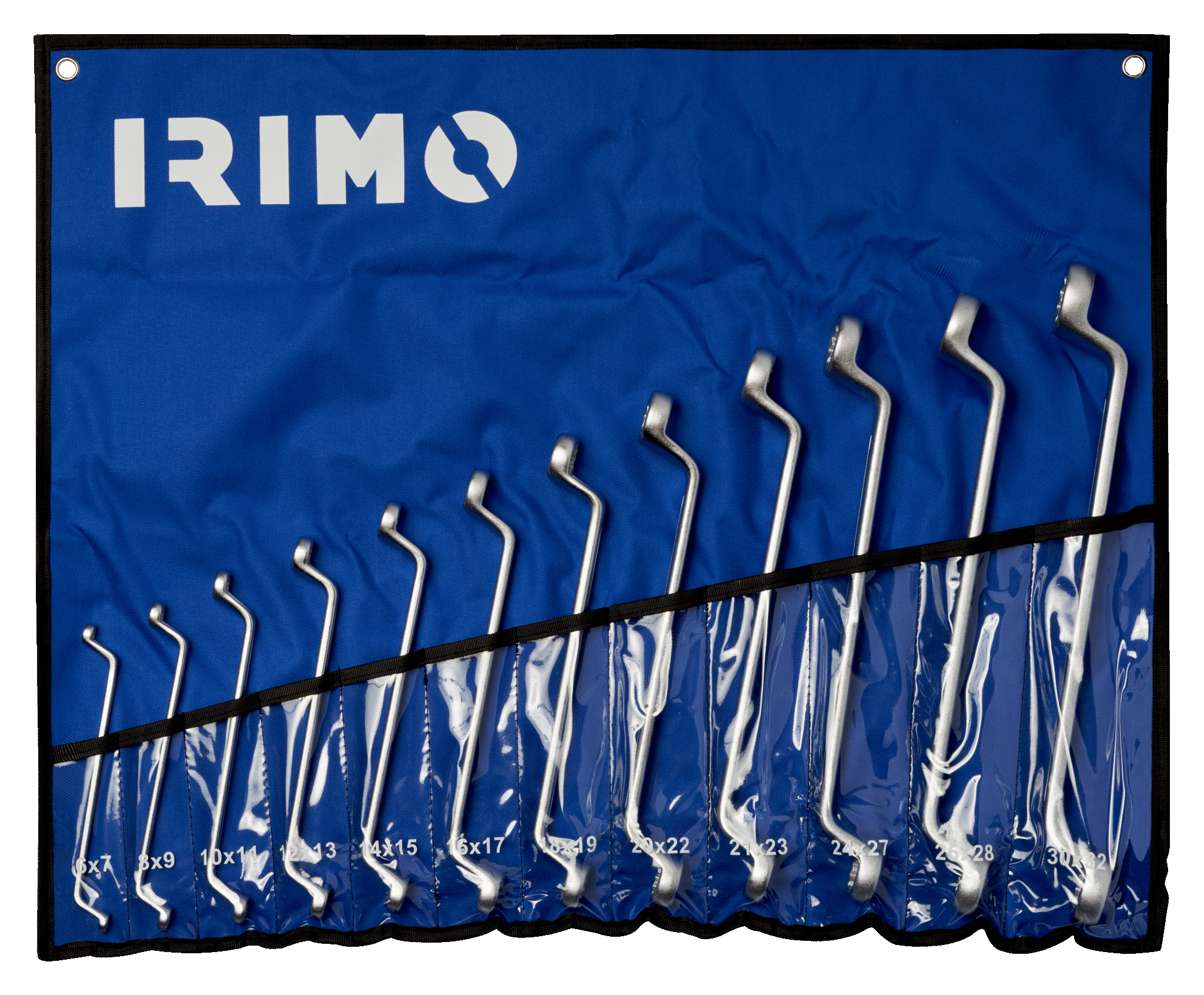 IRIMO 12-Piece Socket Set, 6x7 to 30x32 mm, High Performance Steel Alloy