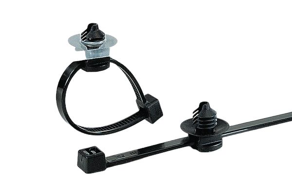 HellermannTyton Cable Tie, 305 mm x 4.7mm, Black Polyamide 66