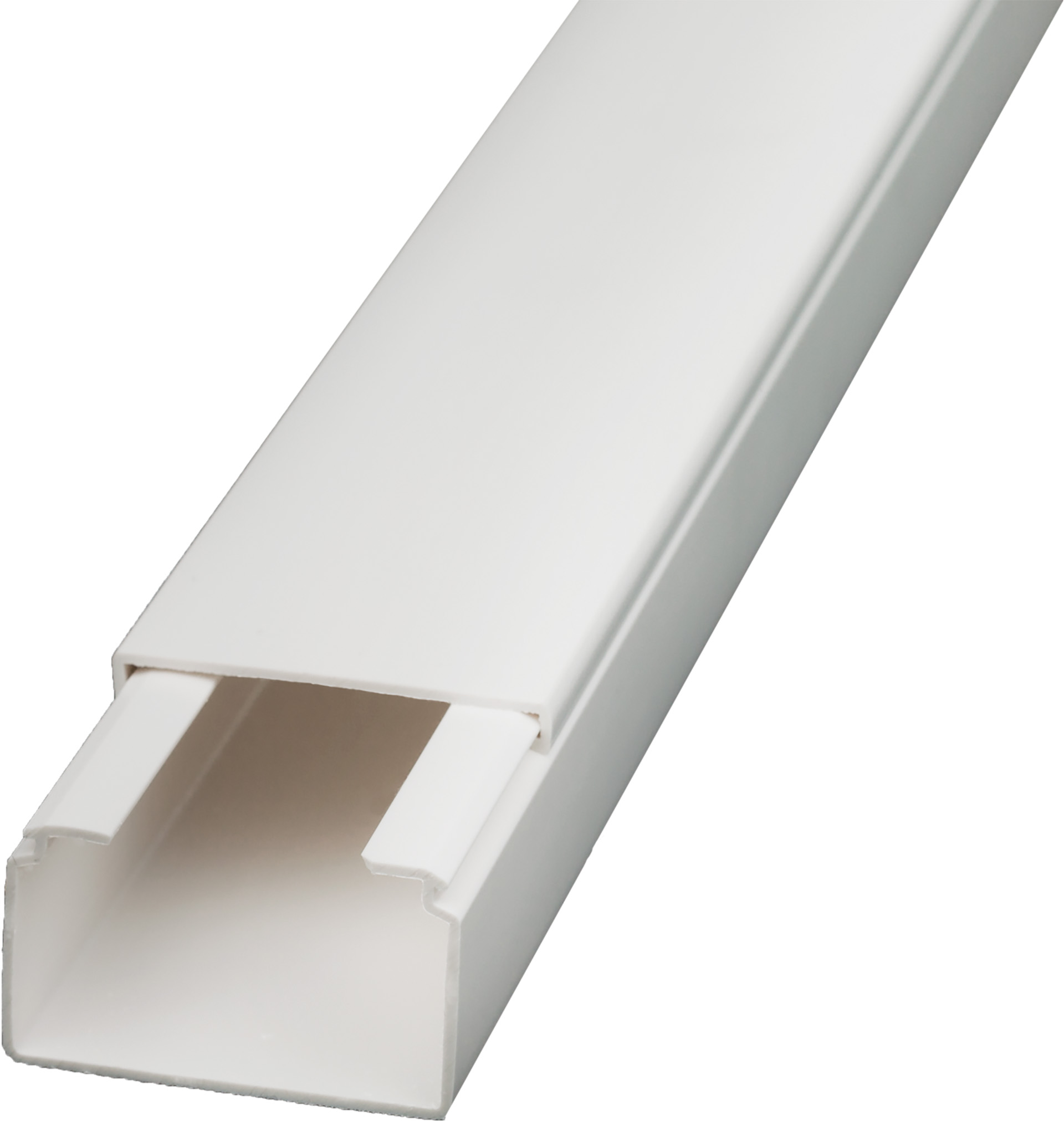 RS PRO White, W40mm x D25 mm, L2 m, Polyvinyl Chloride