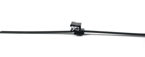 HellermannTyton Cable Tie, Releasable, 150 mm x 4.6mm, Black Polyamide 66