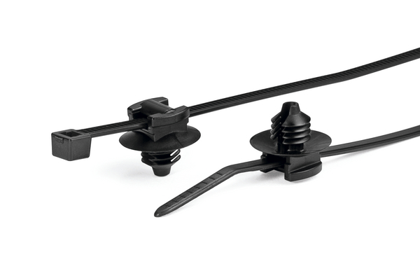 HellermannTyton Cable Tie, 150 mm x 3.5mm, Black Polyamide 66
