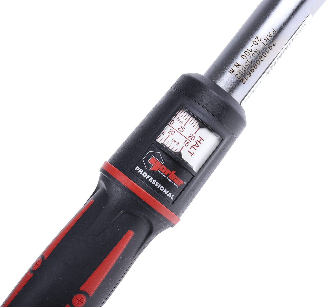 15003 Norbar Torque Tools Click Torque Wrench, 20 To 100 Nm, 1/2 in Drive, Square Drive, 387mm Overall