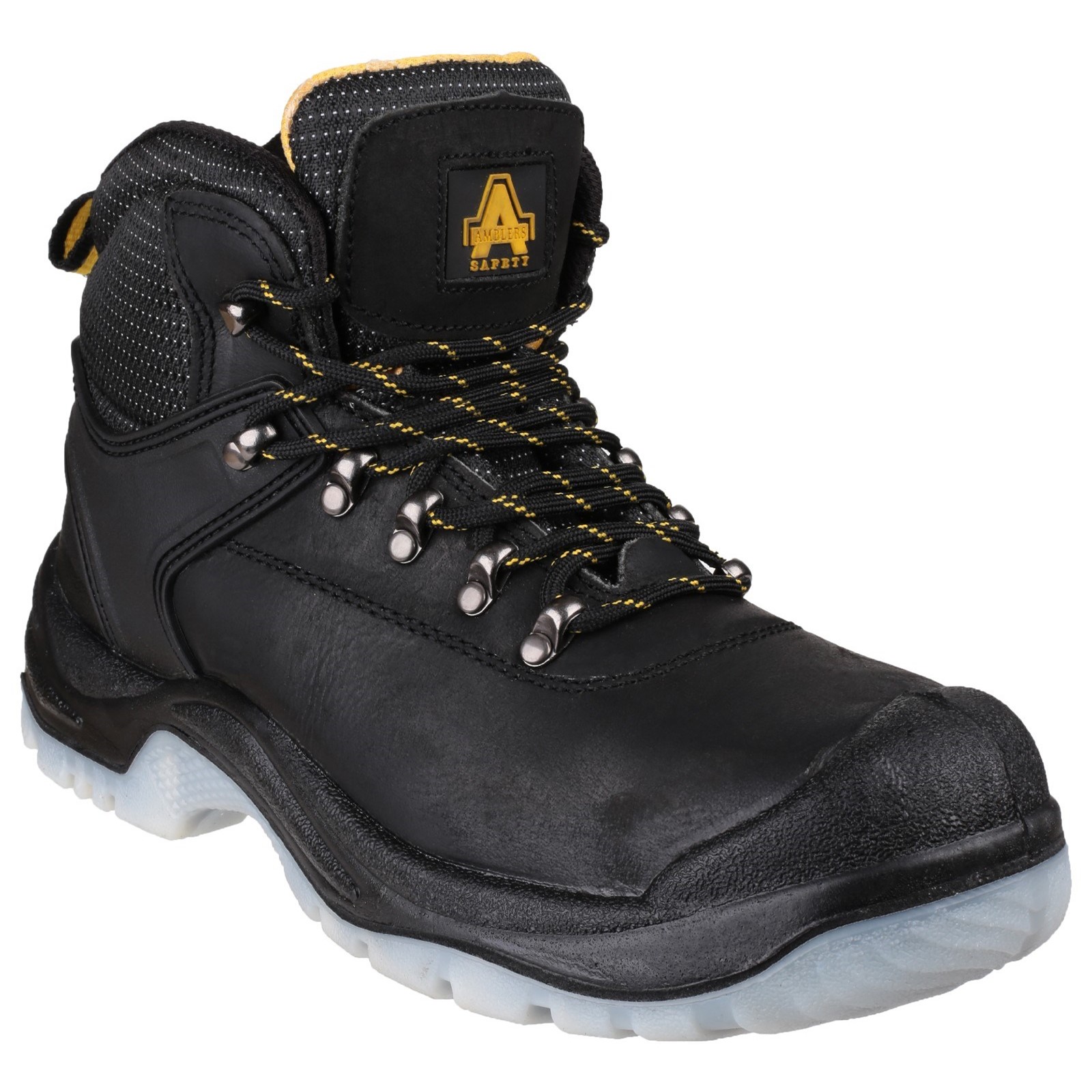 Amblers FS199 Black Steel Toe Capped Unisex Safety Boots 9, EU 43 EN ISO 20345:2011