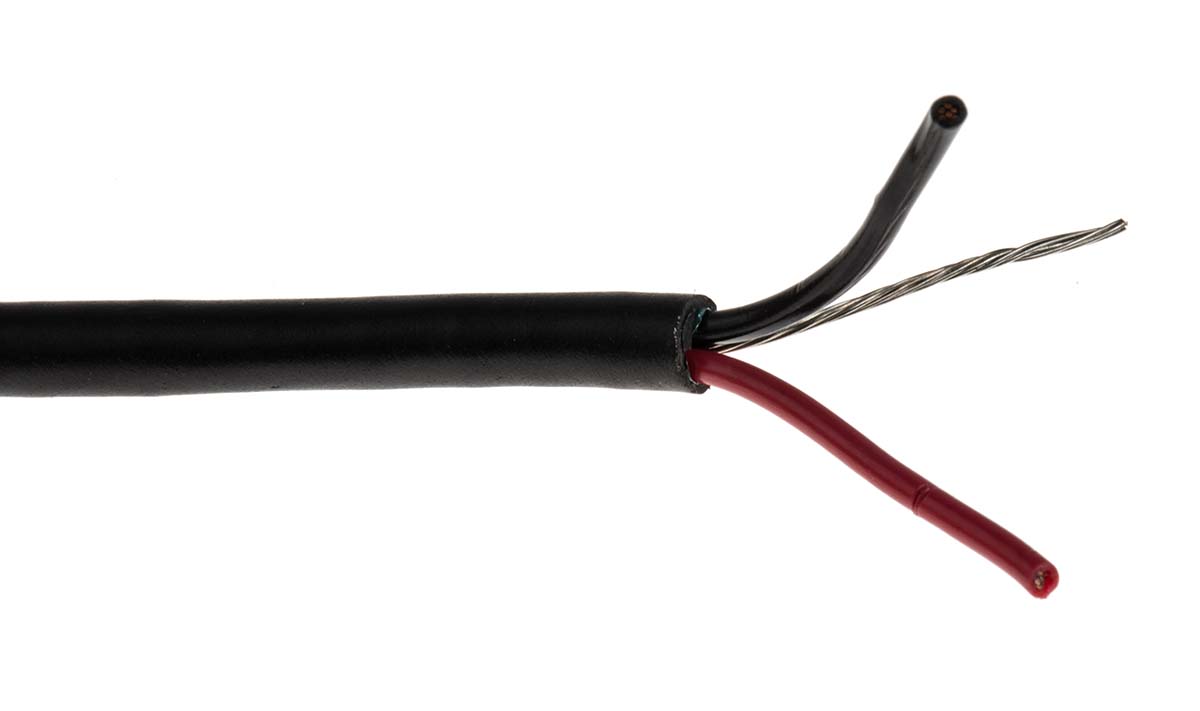 1503a-010u1000 Belden 1503A Series 1 Screened, 304 m, Black