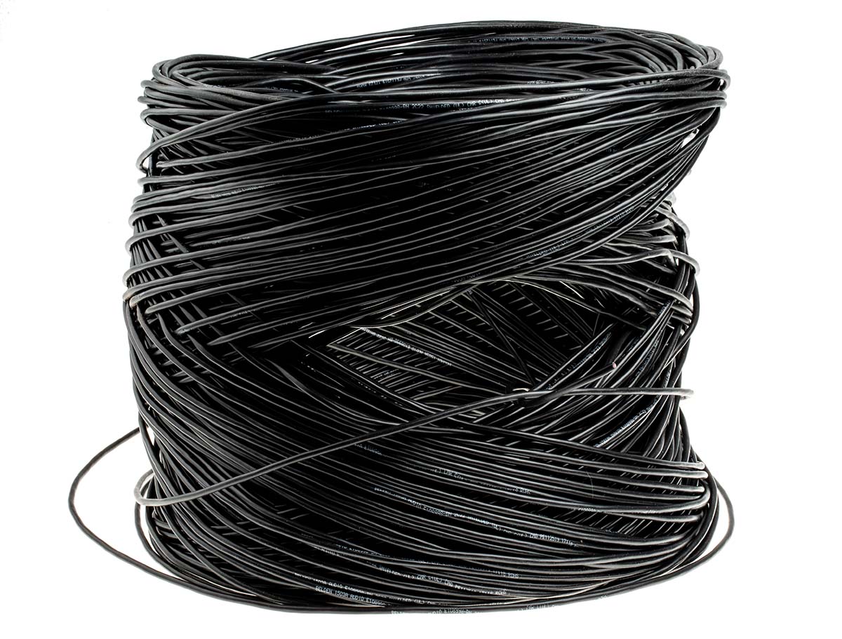 1503a-010u1000 Belden 1503A Series 1 Screened, 304 m, Black