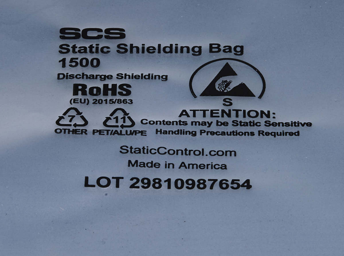 150713 SCS Bag 117mm(W)x 330 mm(L)