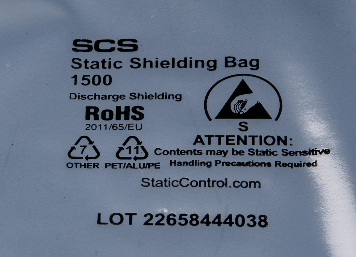 150720 SCS Bag 178mm(W)x 508 mm(L)