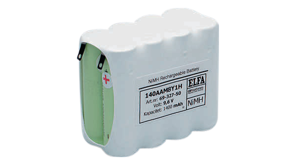 Gp Batteries 9.6 V NiMH Rechargeable Battery, 1.5 Ah - Pack of 8