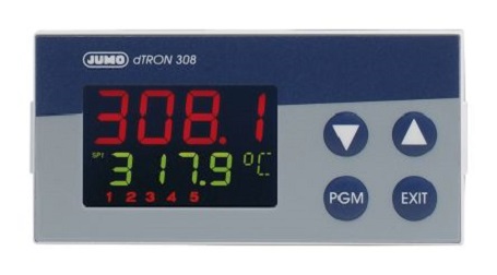 Jumo 703043 Panel Mount Controller 3 Input Relay, 20 → 30 V ac/dc Supply Voltage Controller