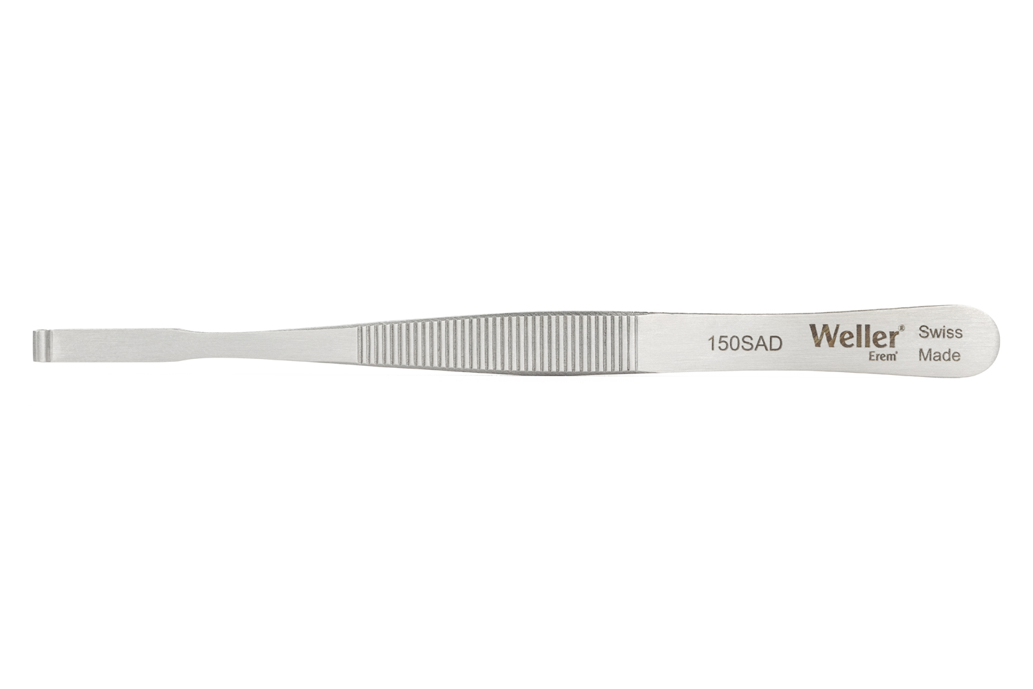 150sad Erem 120in Stainless Steel Rounded ESD Safe Tweezer