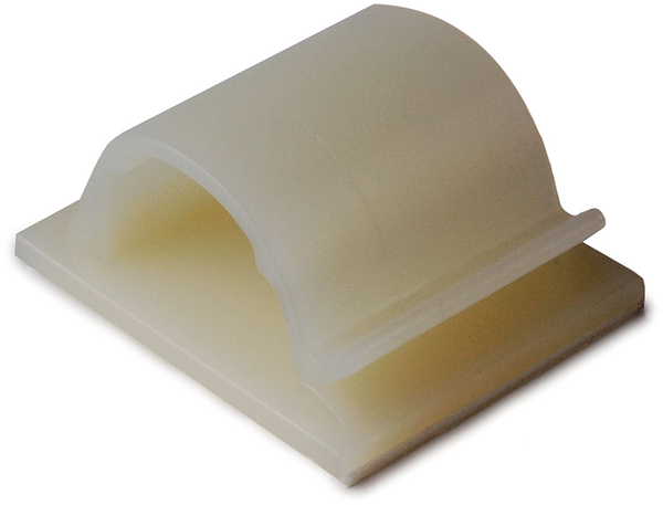HellermannTyton Natural Polyamide 66 Cable Clip, 14 mm Max. Bundle