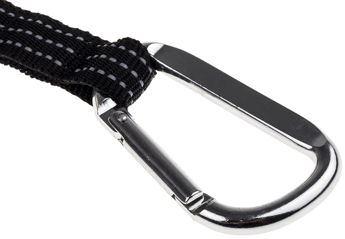 151-2994 RS PRO 1067 to 1372 mm Nylon Carabiner, 4.5 kg Spring Hook