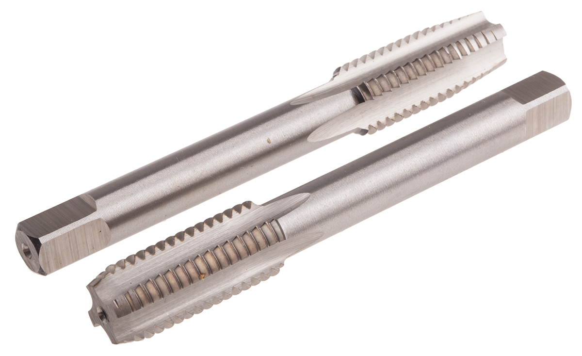 RS PRO Tap Set, M12 Thread, Metric Standard, Hand Tap